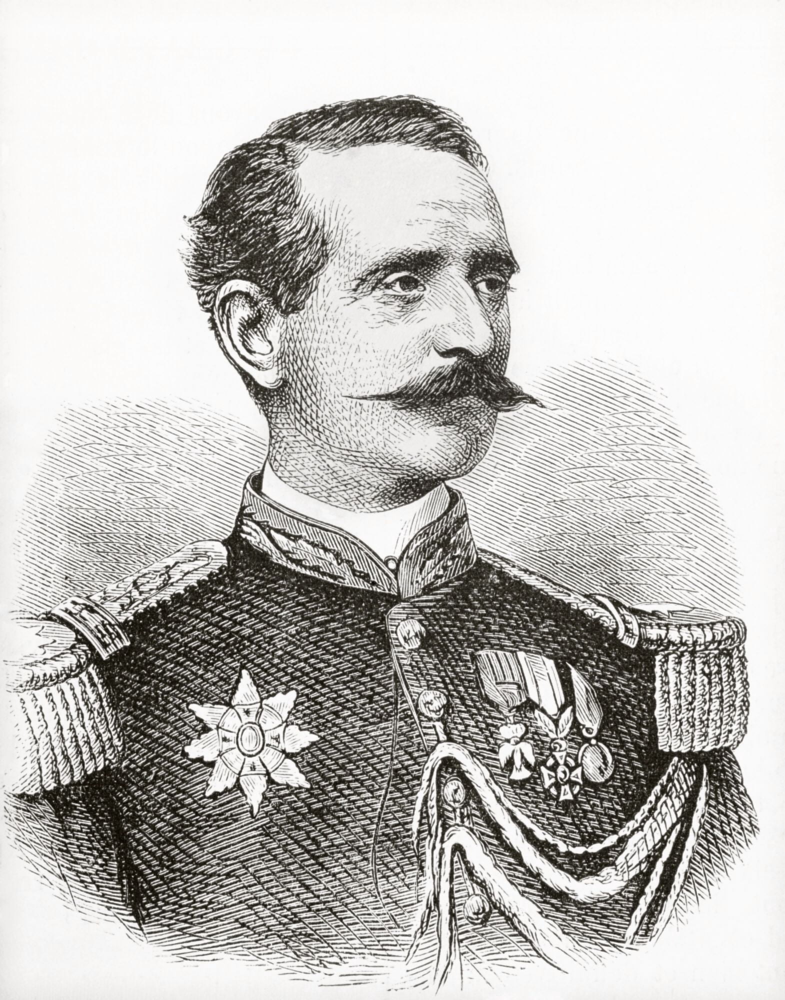 Prince Felix Salm-Salm 1828 Canvas Art - Ken Welsh Design Pics (24 x 30)