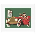 thumbnail image 1 of Prince George Hotel New York - Headquarters for Automobilists - Vintage Advertising Poster by Frank Graham Cootes c.1913 - Fine Art Rolled Canvas Print 11in x 14in, 1 of 4