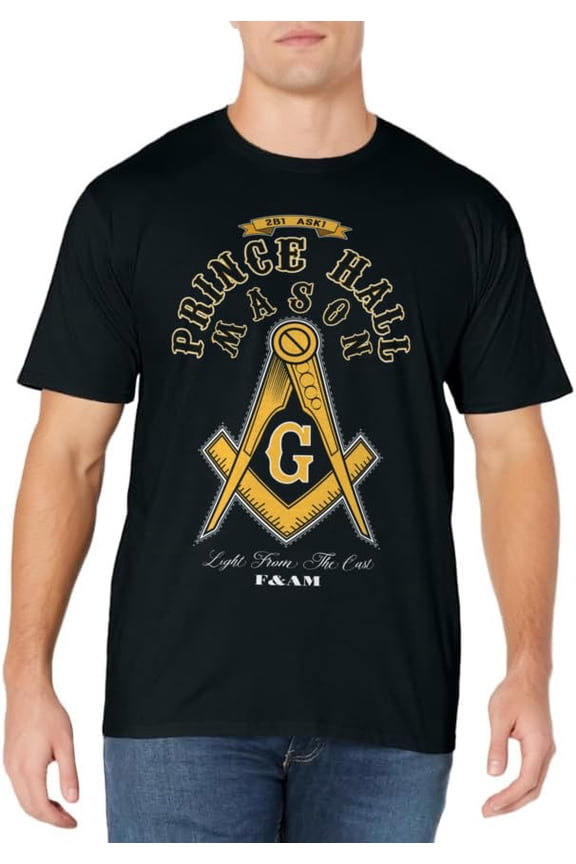 Prince Hall Mason Light From The East F&AM Father's Day T-Shirt