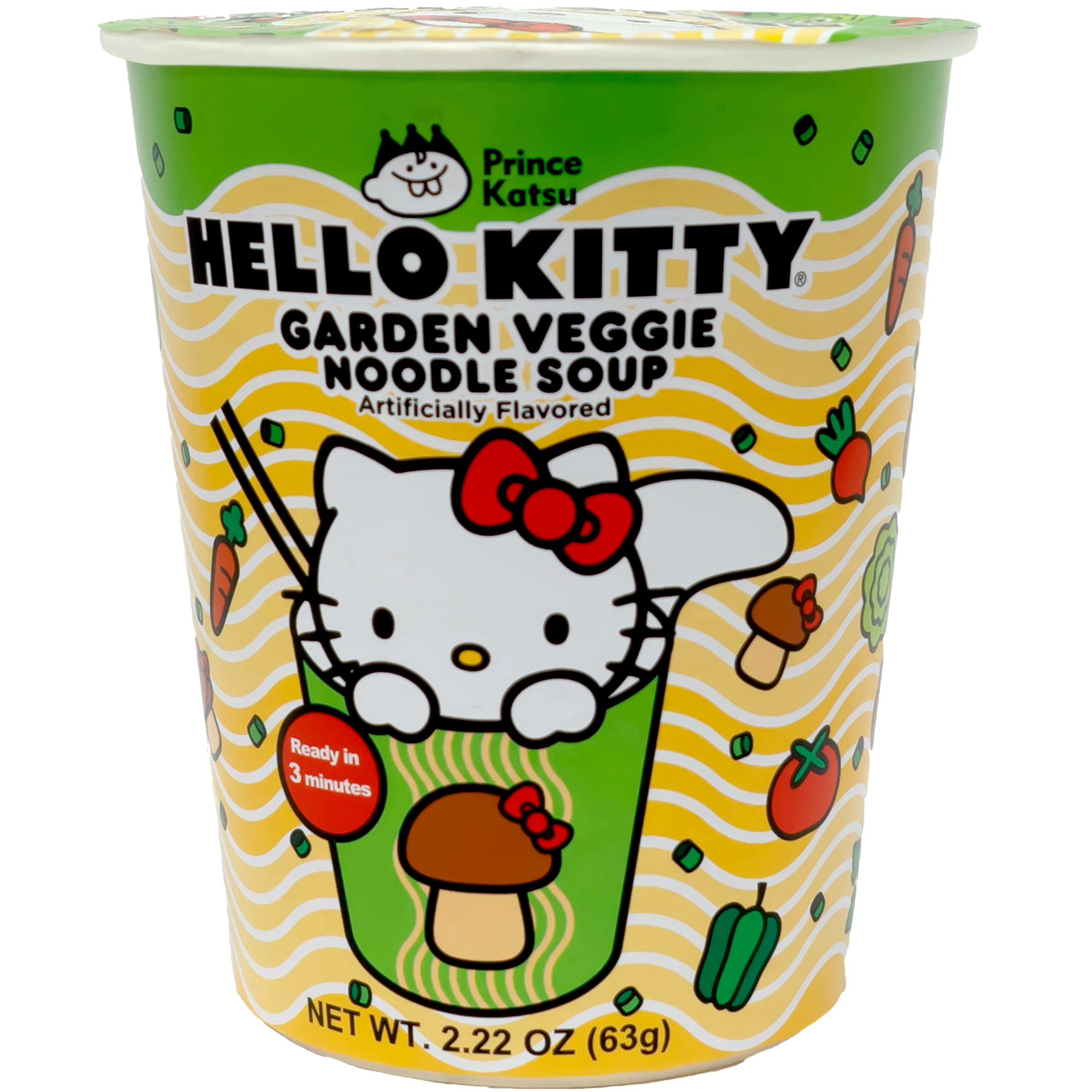 Prince Katsu Hello Kitty Garden Veggie Noodle Soup (Taiwan