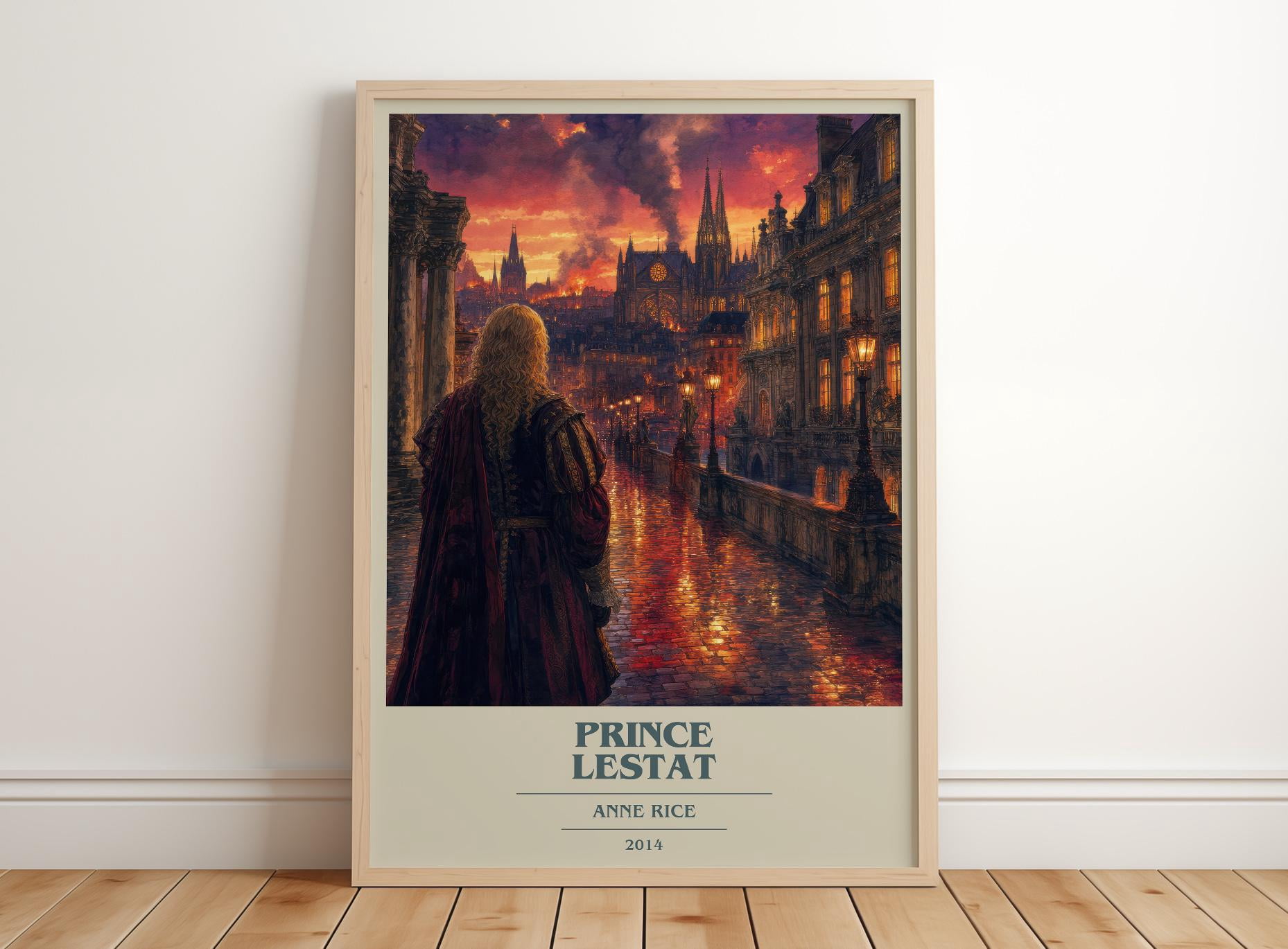 Prince Lestat By Anne Rice Horror Literary Poster , Poster Print Only ...