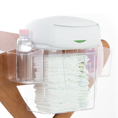 Prince Lionheart Diaper Caddy, Clear