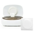 Prince Lionheart EVO Wipes Warmer Baby Wipe Warmer with Glow Nightlight in White/Grey