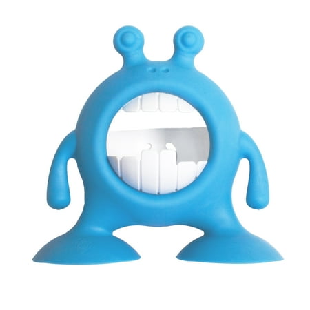 Prince Lionheart EyeSMILE Toothbrush and Toothpaste Holder, Kids Bathroom Accessories，Berry Blue