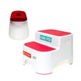 thumbnail image 1 of Prince Lionheart UPPY2 Step Stool and Faucet Extender Set, Flashbulb Fuchsia, Perfect for Potty Training and Kitchen, Grippy Non-Slip Top, Sturdy Base with Non-Slip Feet, 1 of 11