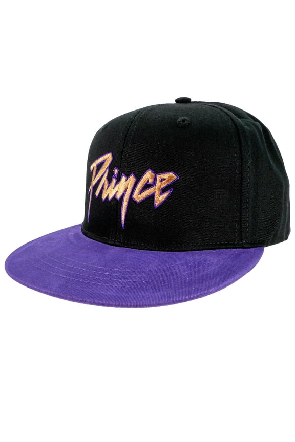 Men's Gold Logo & Symbol Snapback Hat Adjustable Black