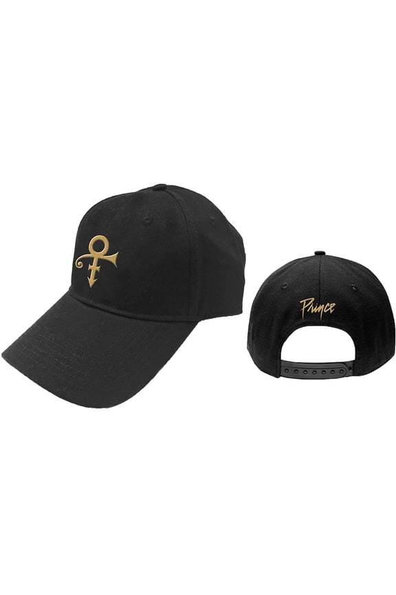 Men's Gold Symbol Hat Adjustable Black
