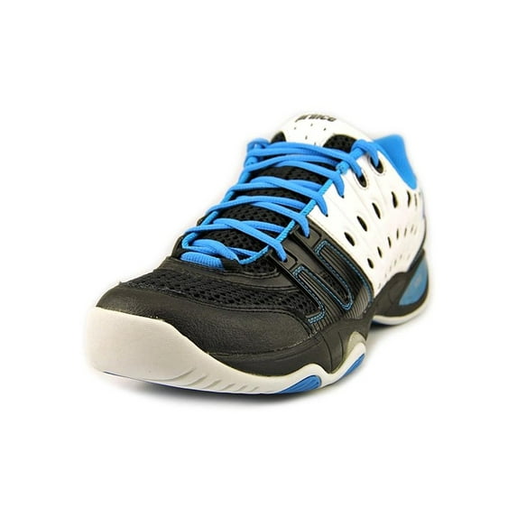 Prince Men's T22 Athletic Tennis Shoes Black/White/Blue Energy (12.0M)