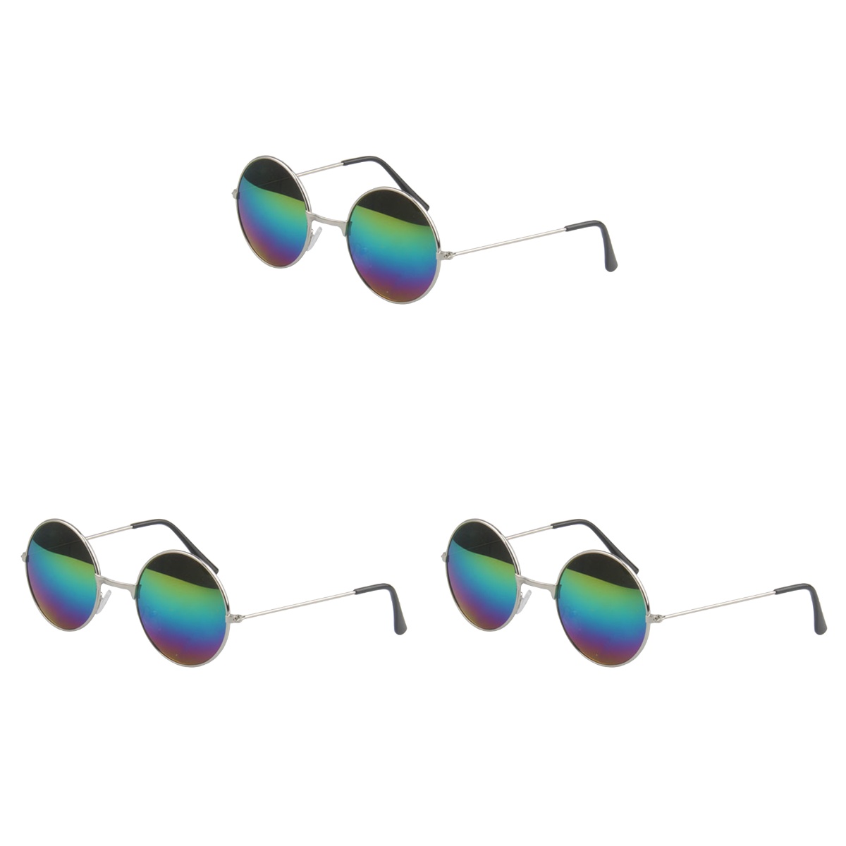 Prince Mirror Sunglasses Trendy Accessories Round Retro  display picture 1