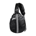 thumbnail image 1 of Prince Multi-Sport Racket Bag – Black Quilted Sling Backpack with Shoulder Pocket, 1 of 4