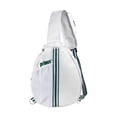 thumbnail image 1 of Prince Multi-Sport Racket Bag – White Quilted Sling Backpack with Shoulder Pocket, 1 of 9