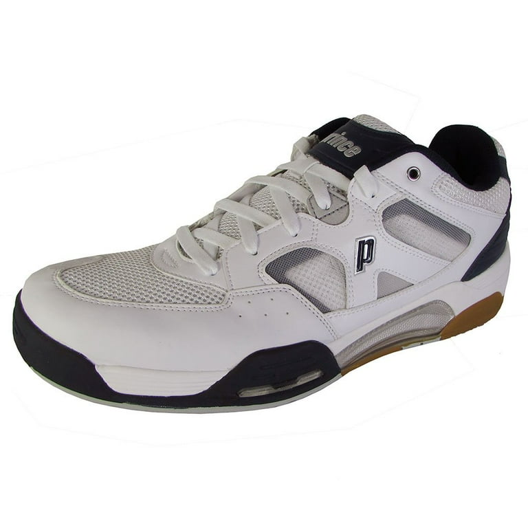 Prince NFS Attack Men s Squash Shoe White Navy Silver 5.5