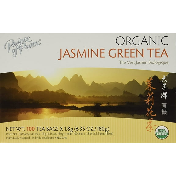 Prince Of Peace Organic Green Tea Jasmine - 100 Tea Bags