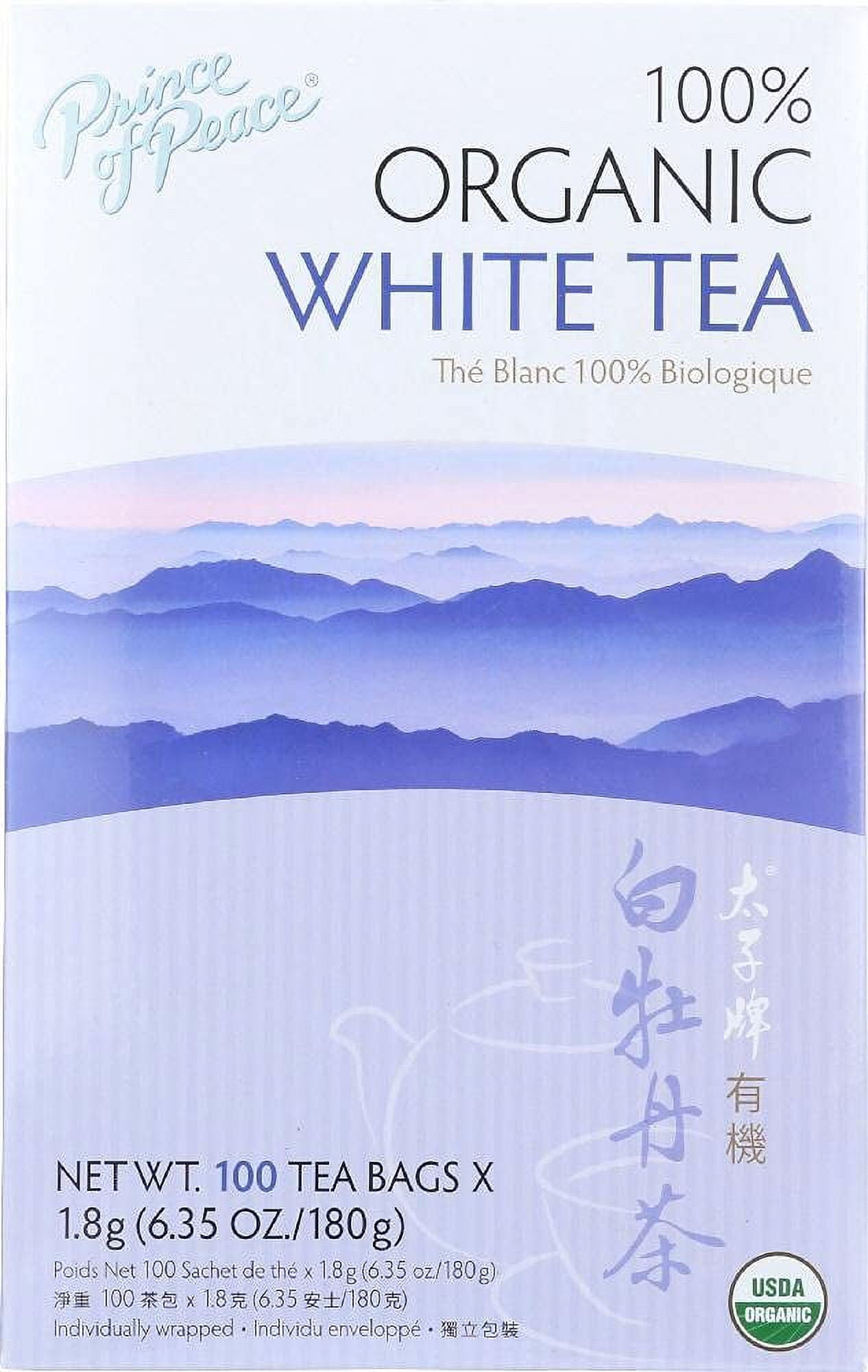 Prince Of Peace Organic White Tea 100 Count, 6.35oz