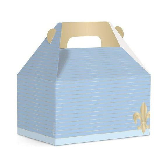 Prince Party Favor Box 4.7 x 3 x 4.7 inches - 10 Pack | Prince Theme Party Supplies-Prince Birthday Party-Prince Decorations-Baby Shower