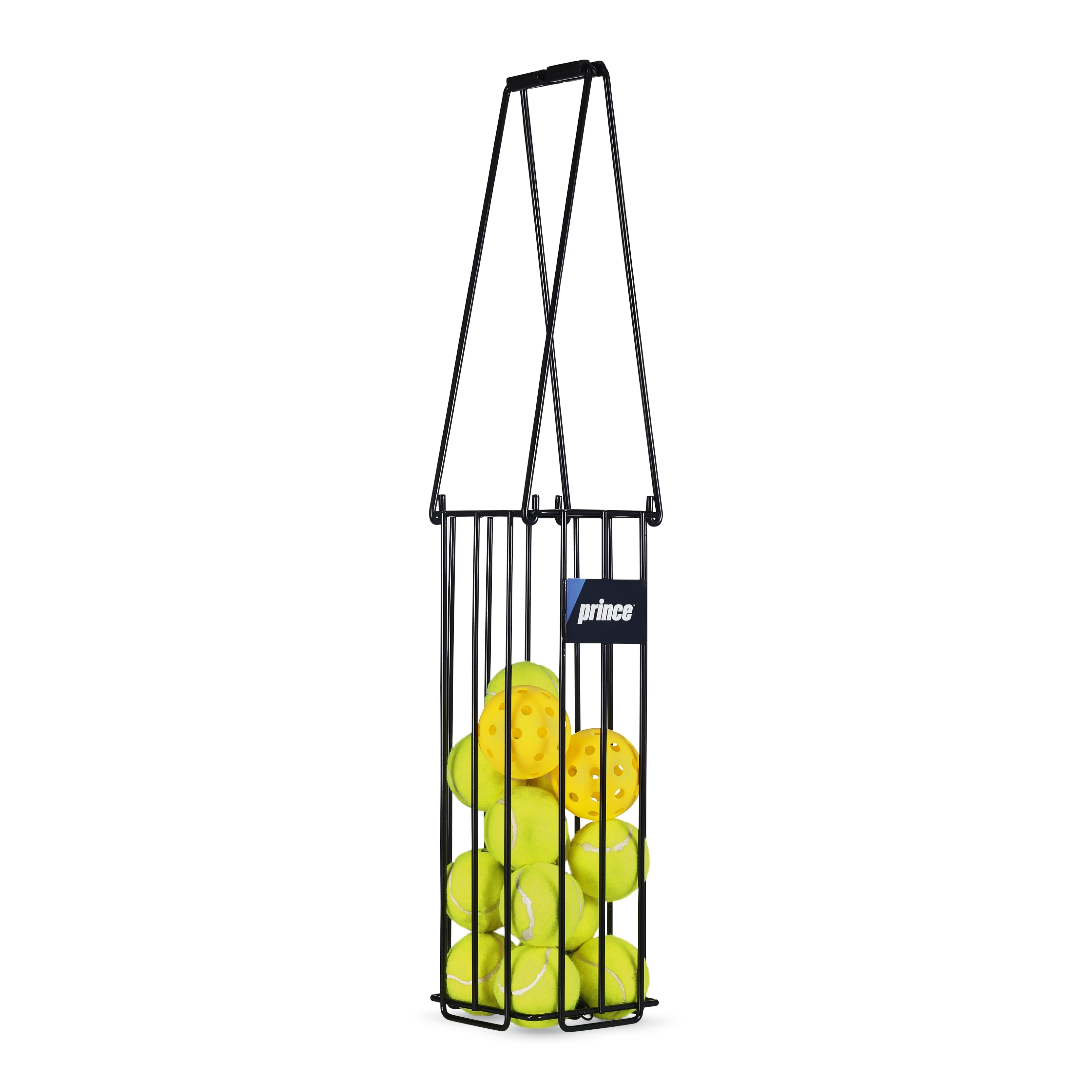 Prince Pickleball Ball Hopper with Non-Slip Handle, Portable Tennis & Padel Ball Collector (Holds Up to 16 Pickleballs)