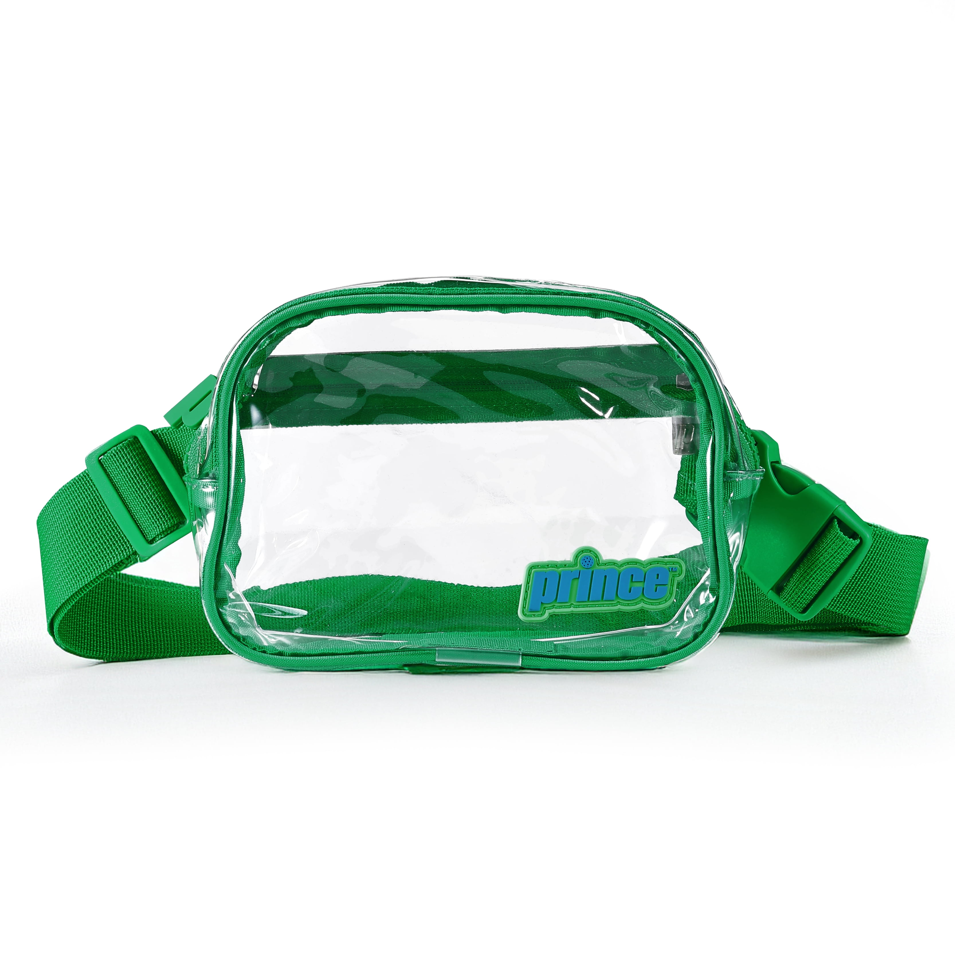 Prince Pickleball Court Crossbody Waist Pack – Clear Green Belt Bag with Pickleball Storage