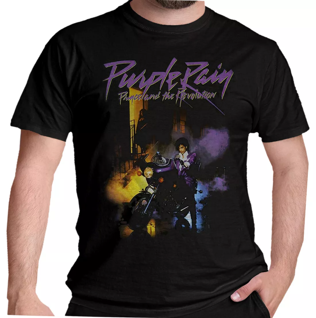 Prince Purple Rain Album Cover T Shirt