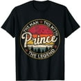 thumbnail image 1 of Prince The Man The Myth The Legend Personalized Name T-Shirt, 1 of 3