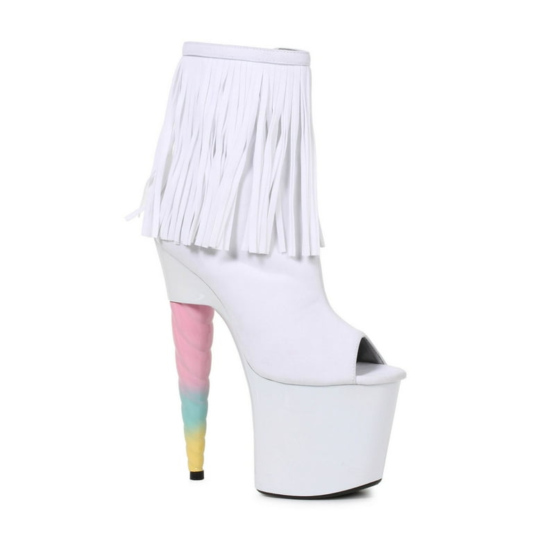 Prince Unicorn Fringe Heel Boot Walmart