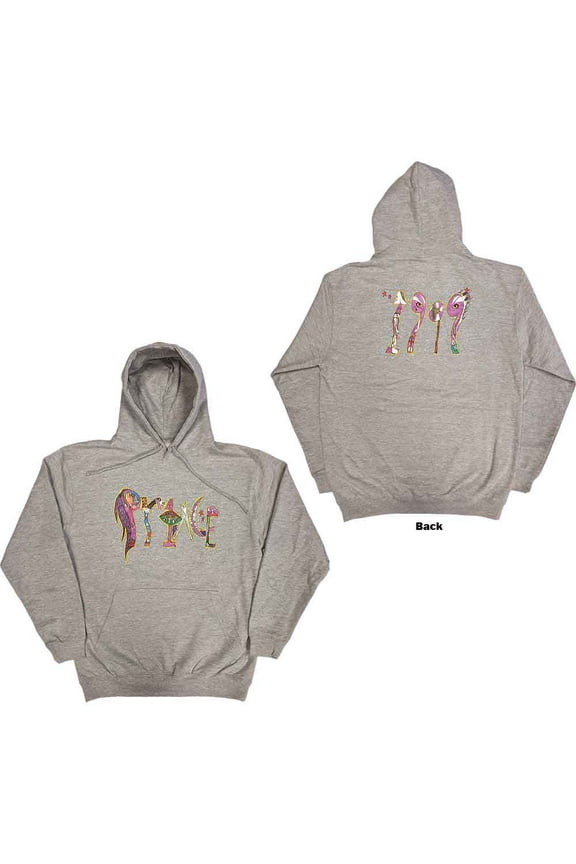 Prince Unisex Pullover Hoodie Sweatshirt 1999 (Back Print) (XX-Large)