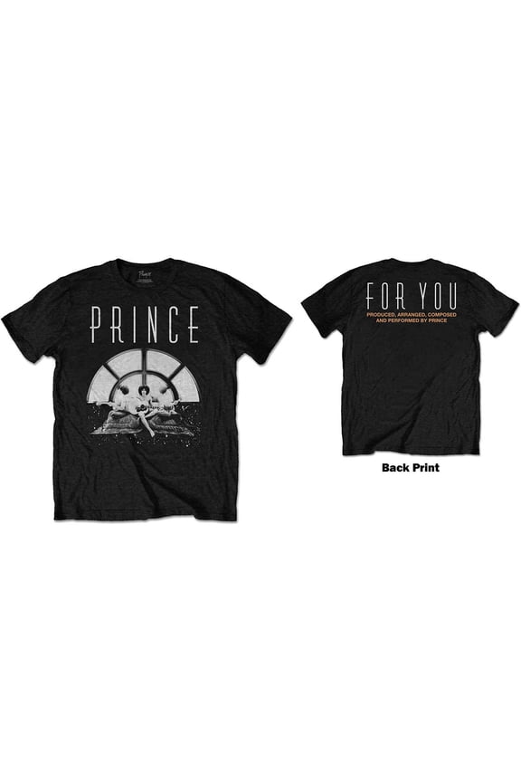 Prince Unisex T-Shirt For You Triple (Back Print) (Large)