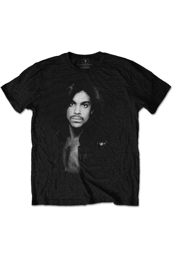 Prince Unisex T-Shirt Leather Jacket (Large)