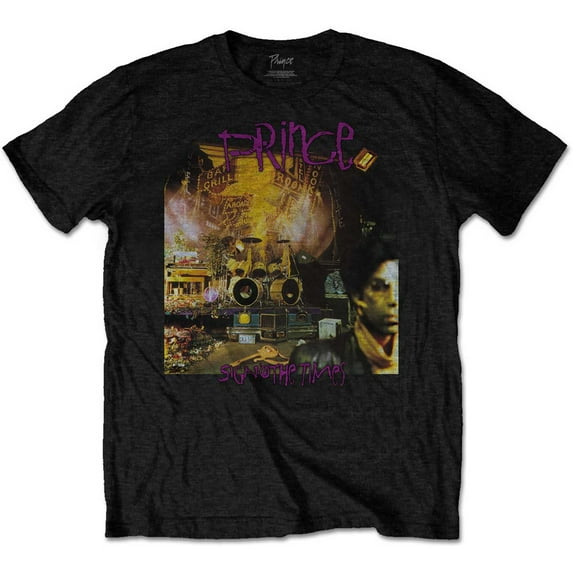 Prince Unisex T-Shirt Sign O The Times Album (Small)