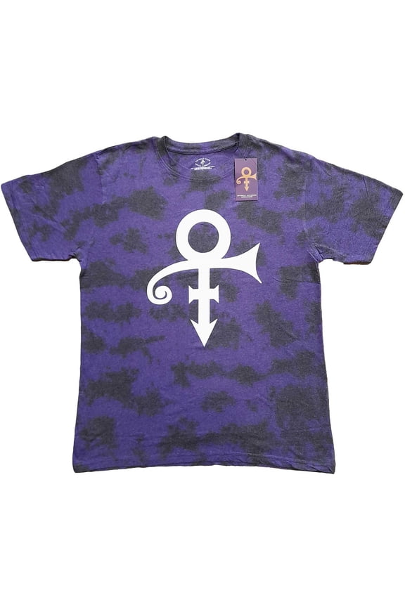 Prince Unisex T-Shirt White Symbol (Wash Collection) (Large)