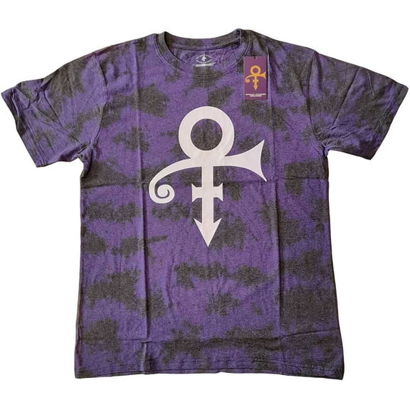 Prince Unisex T-Shirt White Symbol (Wash Collection) (Small)