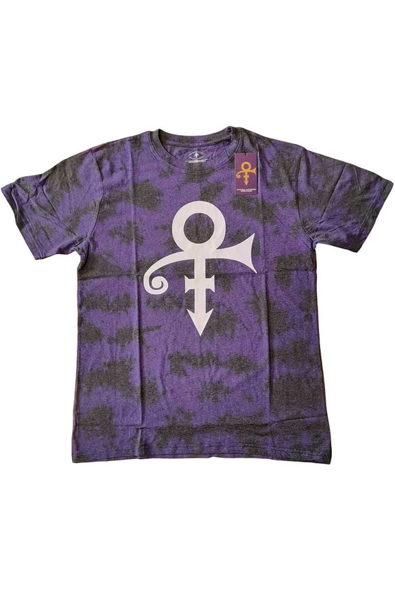 Prince Unisex T-Shirt White Symbol (Wash Collection) (Small)