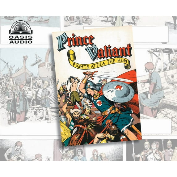 Prince Valiant: Prince Valiant Fights Attila the Hun (Library Edition) (Series #2) (CD-Audio)