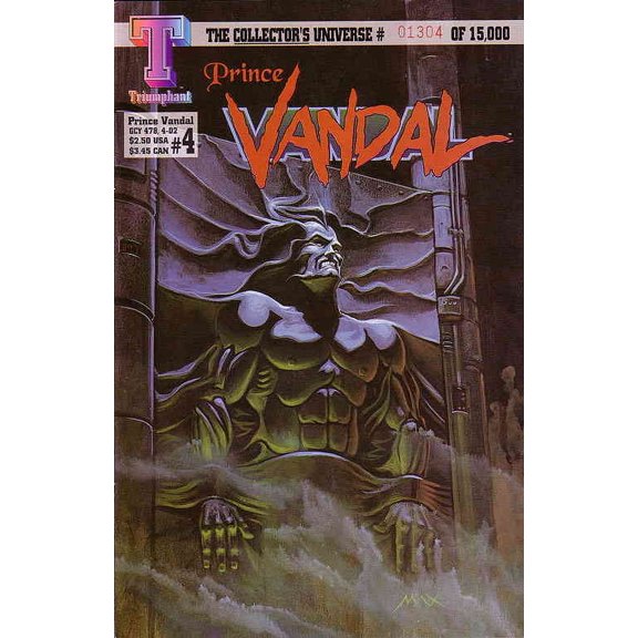 Prince Vandal #4 VF ; Triumphant Comic Book