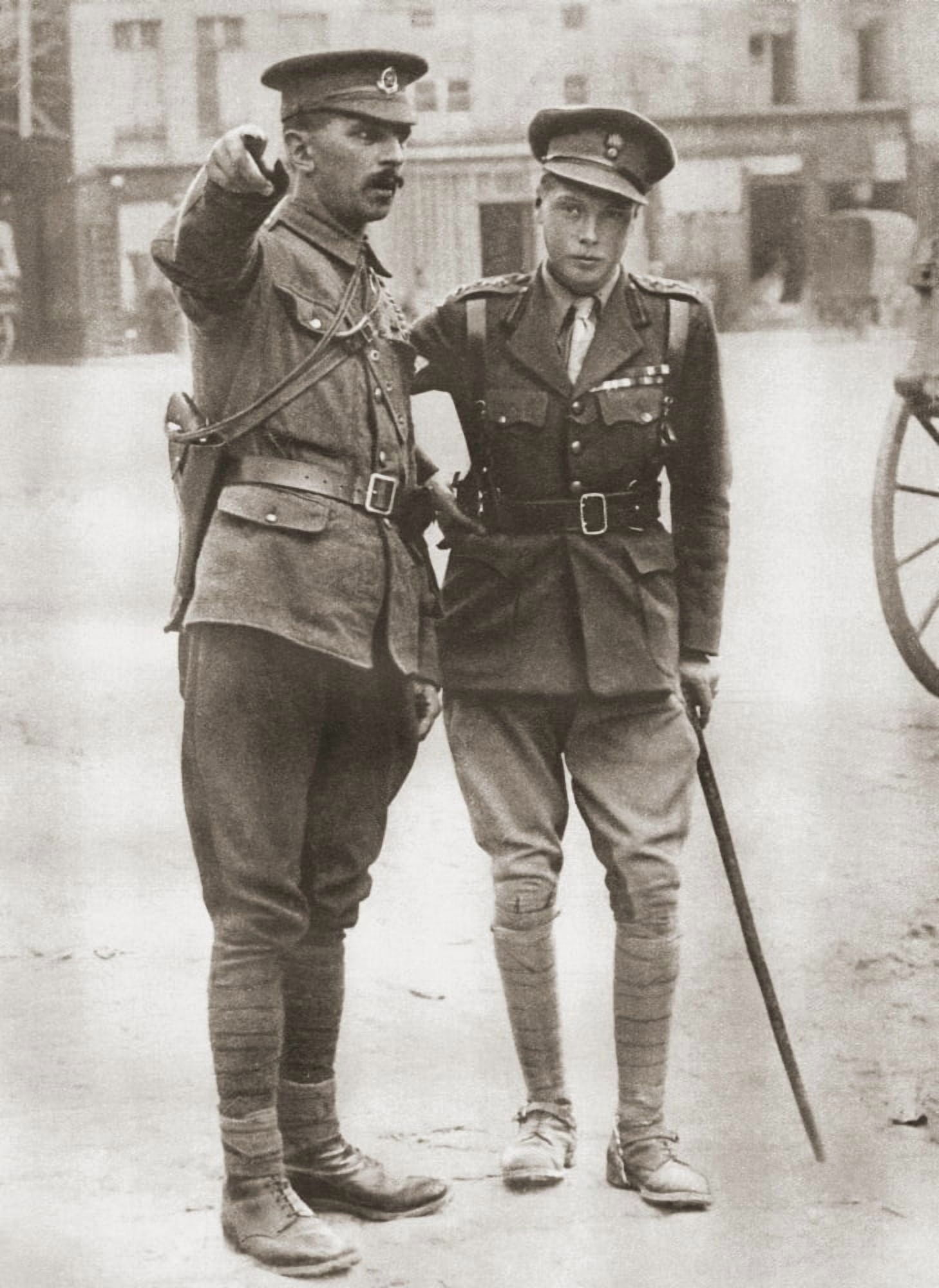 Prince Of Wales Later King Edward Viii In Uniform During The First World War In 1914 Edward Viii Edward Albert Christian George Andrew Patrick David 1894 Canvas Art - Ken Welsh Design Pics (24 x 34)