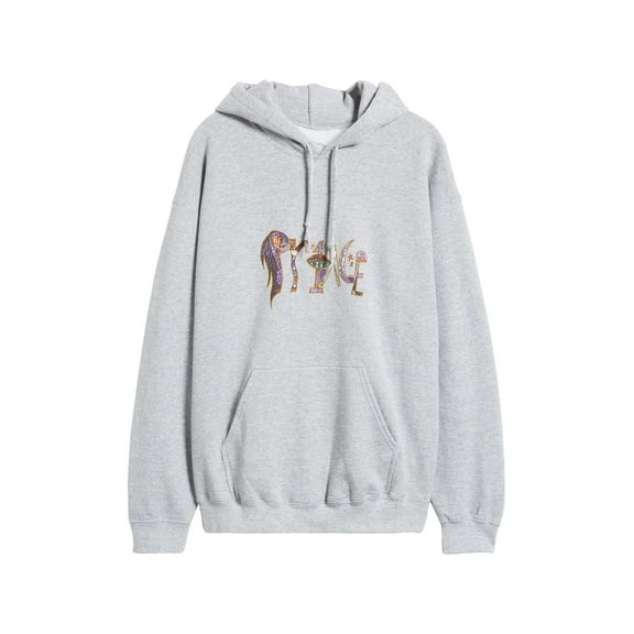 Prince Women's Officially Licensed Graphic Hoodie Sweatshirt By Merch Traffic (X-Small, Heather Grey)