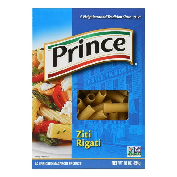Prince Ziti Rigati Pasta, 16-Ounce Box