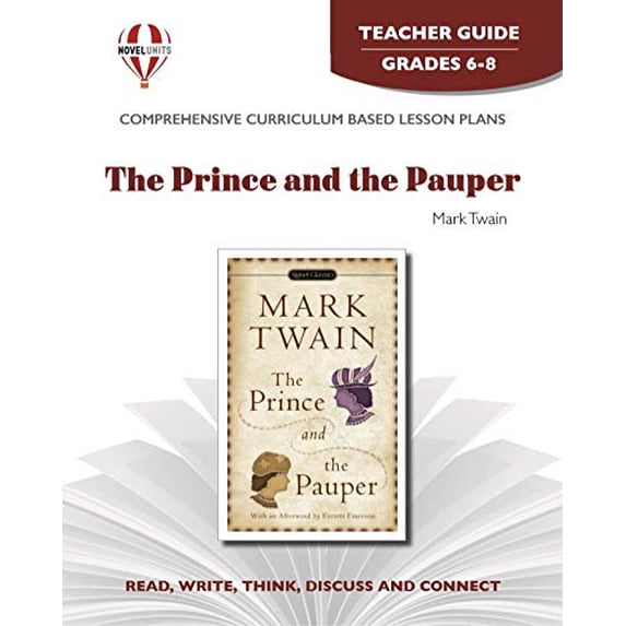 Pre-Owned The Prince and the Pauper - Teacher Guide by Novel Units (Paperback) 1581307667 9781581307665
