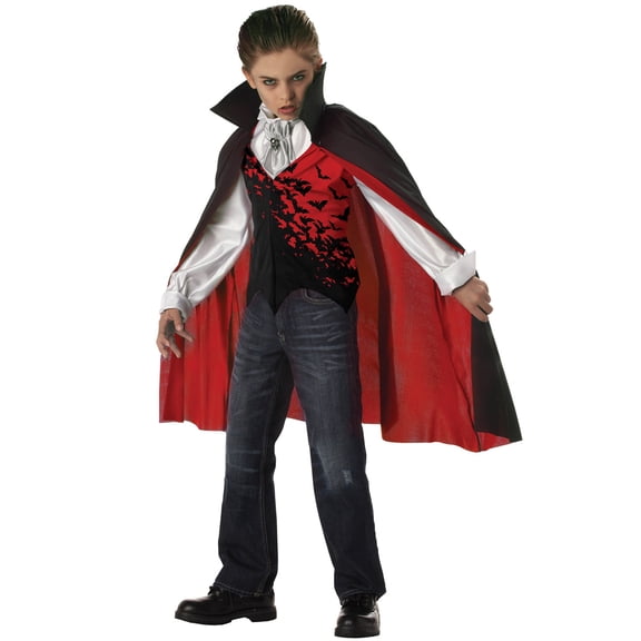 Child Prince of Darkness Boys Vampire Costume Extra Large