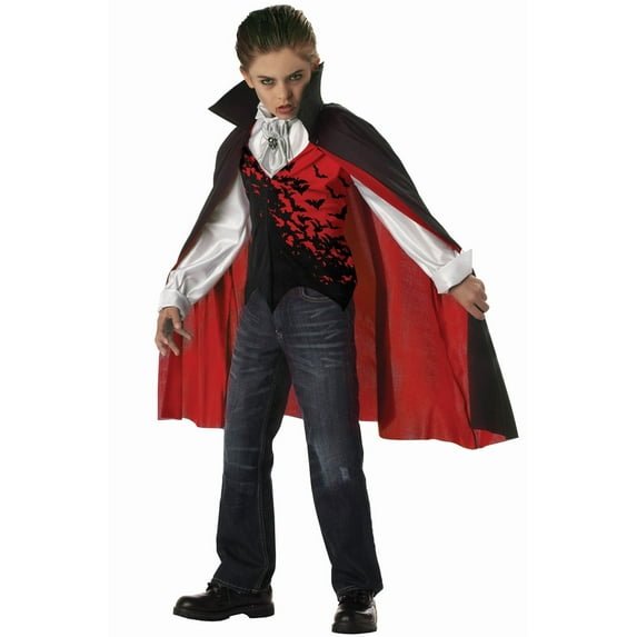 Child Prince of Darkness Boys Vampire Costume Extra Large