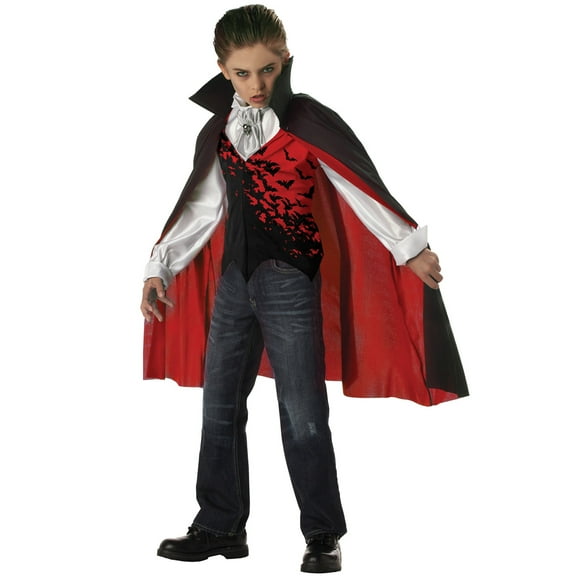 Child  Prince of Darkness Boys Vampire Costume Extra Large