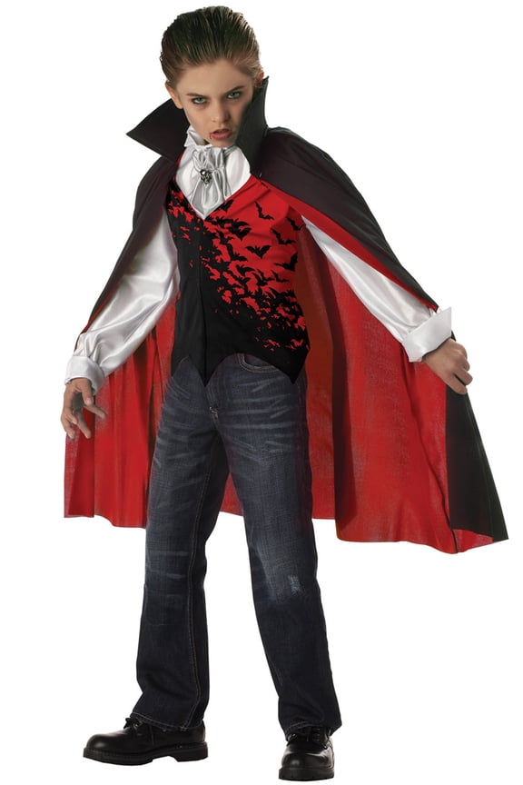 Child Prince of Darkness Boys Vampire Costume Extra Large