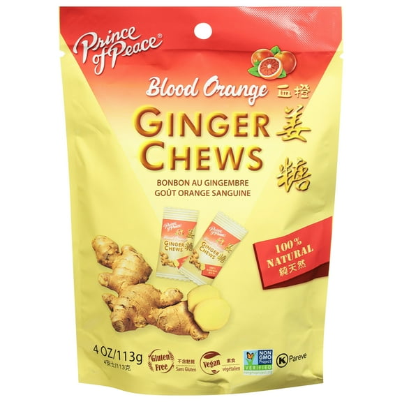 Prince of Peace Candy Chew Ginger Blend Organic 4 oz (Pack of 12)