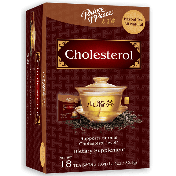 Prince of Peace Cholesterol Herbal Tea, 18 Count Box