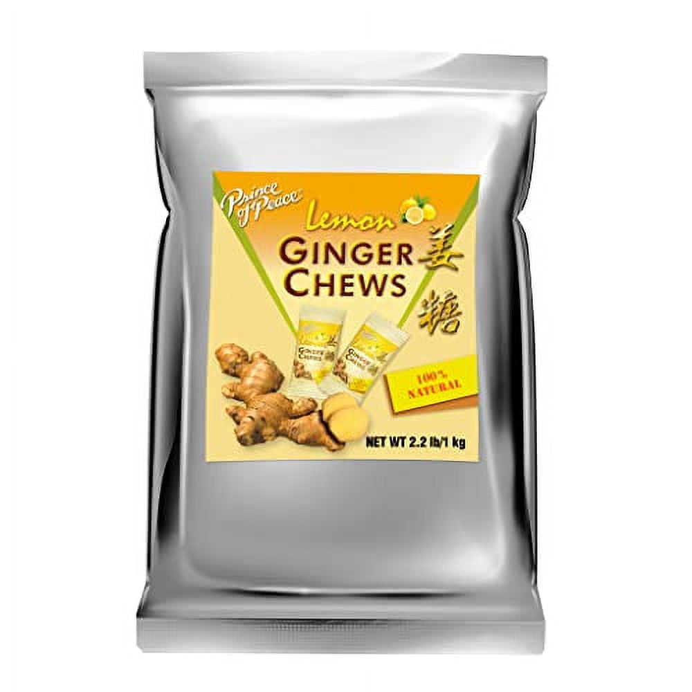 Prince of Peace Ginger Chews with Lemon, 2.2lb/1 kg. â€“ Candied Ginger