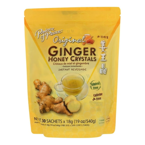Prince of Peace, Ginger Honey Crystals - 30 count (Pack of 1)
