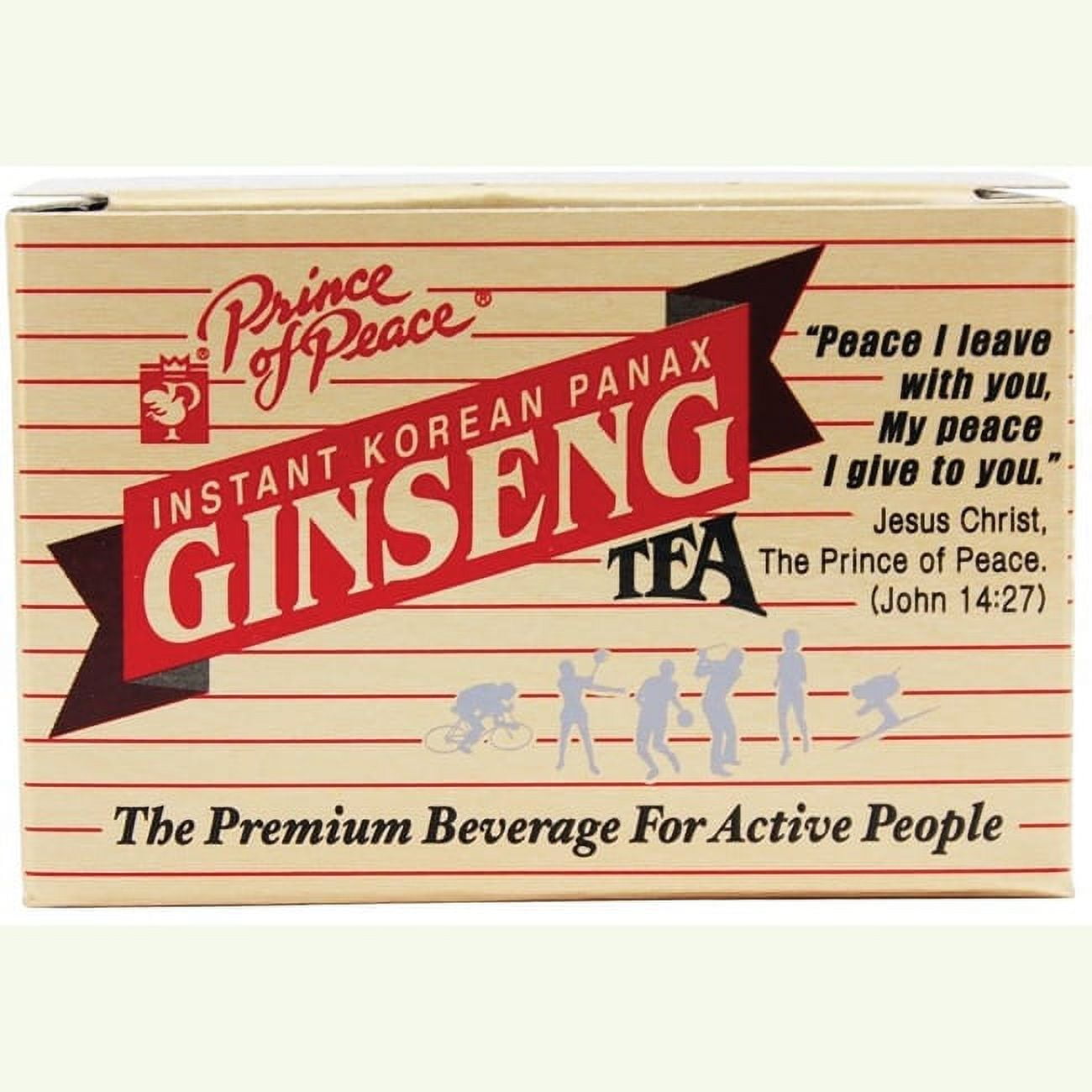 Prince of Peace Instant Korean Panax Ginseng Tea 10 Bag(S) - Walmart.com