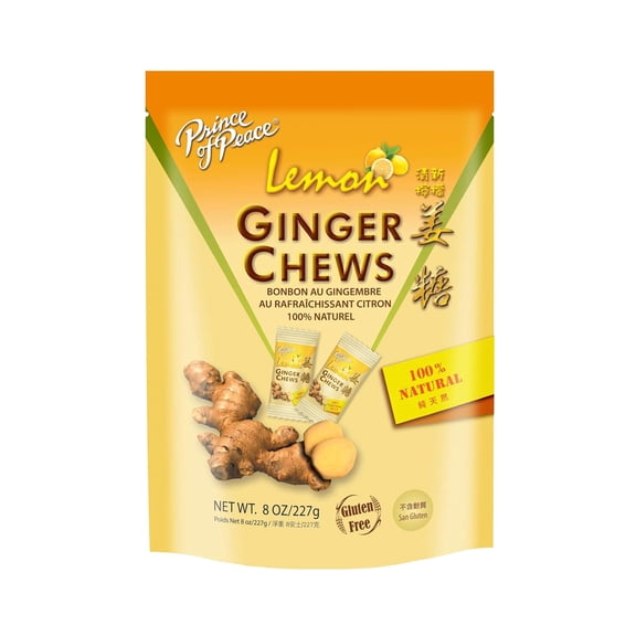 Prince of Peace Lemon Ginger Chews 8 oz