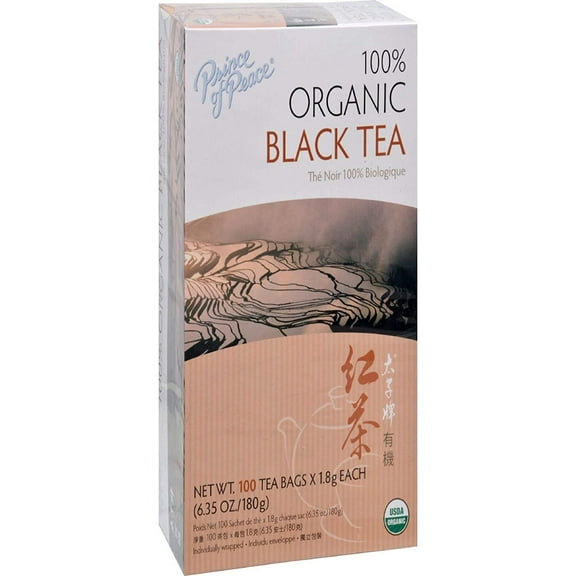 Prince of Peace Organic Black Tea - 100 Bags