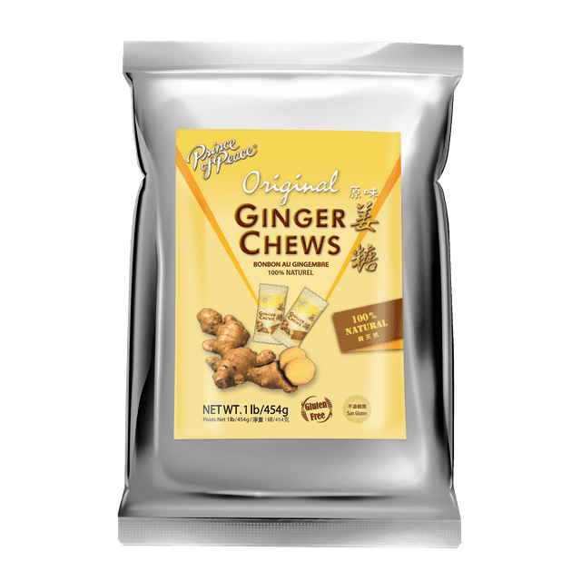 Prince of Peace Original Ginger Chews, 1 lb. Candied Ginger Candy