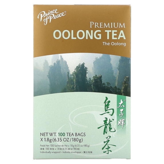 Prince of Peace Premium Oolong Tea 100 Tea Bags Pack of 4